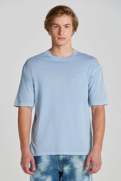 PÓLÓ GANT SUNFADED SS T-SHIRT DOVE BLUE