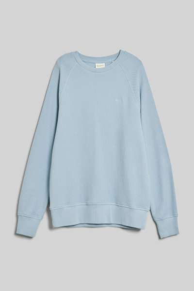 ELEGÍTŐ FELSŐ GANT WAFFLE TEXTURE C-NECK DOVE BLUE