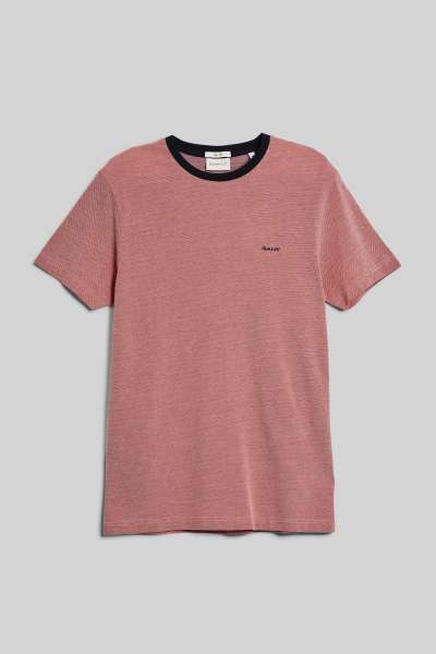 PÓLÓ GANT 4-COL OXFORD LIM  T-HIRT UNET PINK