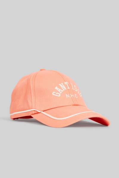 SAPKA GANT ARCH CONTRAST TAPE CAP PEACHY PINK