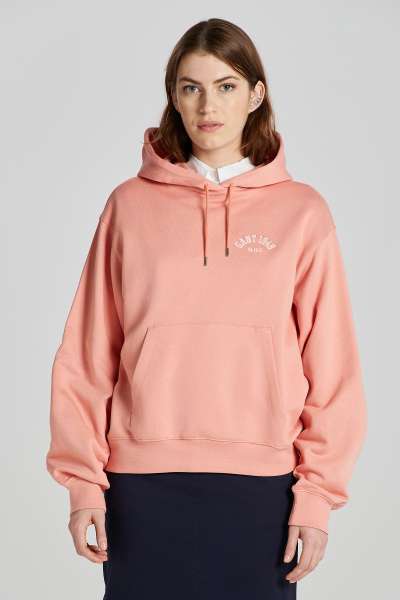 ELEGÍTŐ FELSŐ GANT ARCH HOODIE PEACHY PINK