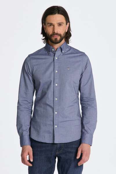 ING GANT SLI OXFORD SHIRT PERSIAN BLUE