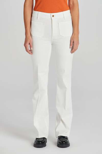 FARMER GANT SLIM FLARE WHITE JEANS EGGSHELL