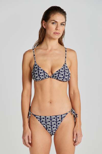 FÜRDŐRUHA GANT G PATTERN TRIANGLE FELŐ RÉZ EVENING BLUE