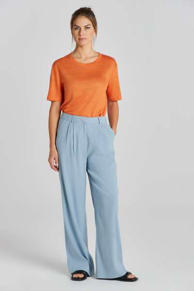 NADRÁG GANT REL STRETCH LINEN TAILORED PANT DOVE BLUE