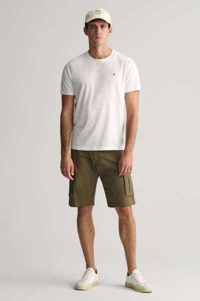 RÖVIDNADRÁG GANT RELAXED TWILL CARGO SHORTS JUNIPER GREEN