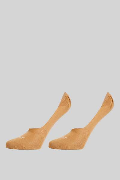 ZOKNI GANT INVISIBLE SOCKS 2-PACK DARK KHAKI