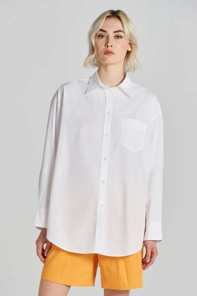 ING GANT OS POPLIN SHIRT WHITE