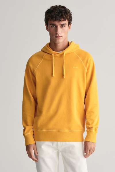 ELEGÍTŐ FELSŐ GANT SUNFADED HOODIE EDAL YELLOW