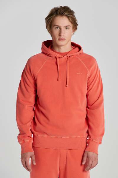 ELEGÍTŐ FELSŐ GANT SUNFADED HOODIE BURNT ORANGE