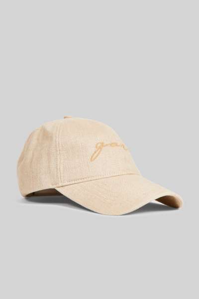 SAPKA GANT LINEN CAP DRY SAND
