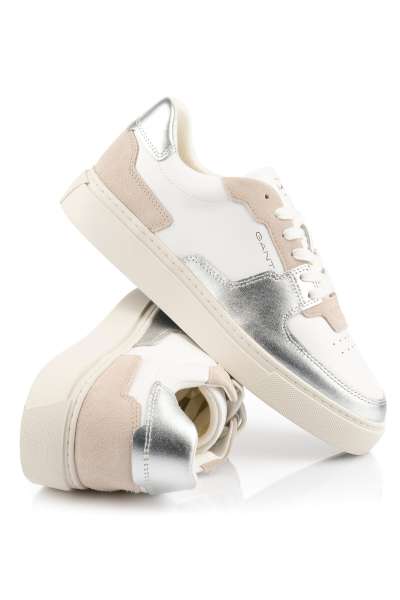 SPORTCIPŐ GANT JULICE WHITE/SILVER/BEIGE