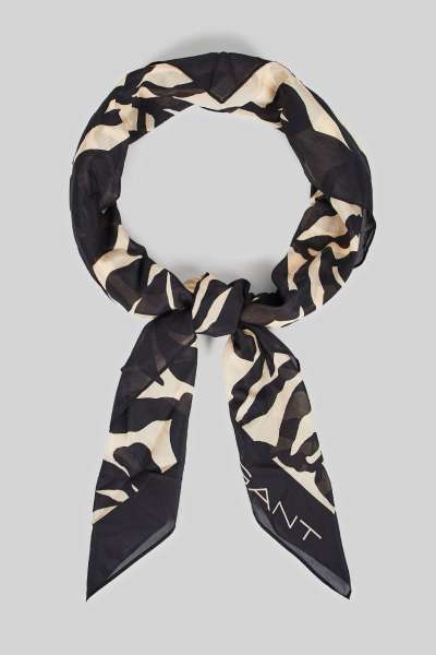 SÁL GANT PALM PRINT COTTON SILK SARONG SOFT OAT