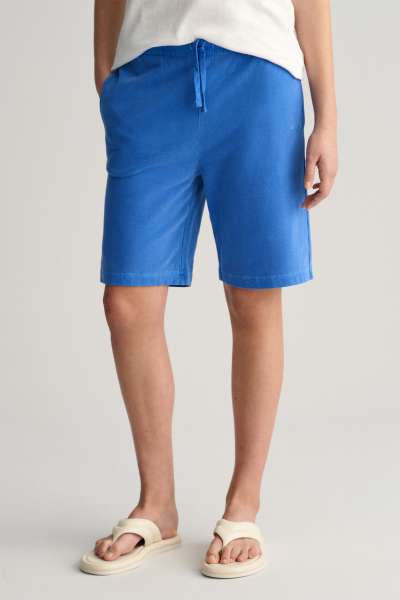TRÉNINGRUHA RÖVIDNADRÁG GANT SUNFADED SWEAT SHORTS LAPIS BLUE