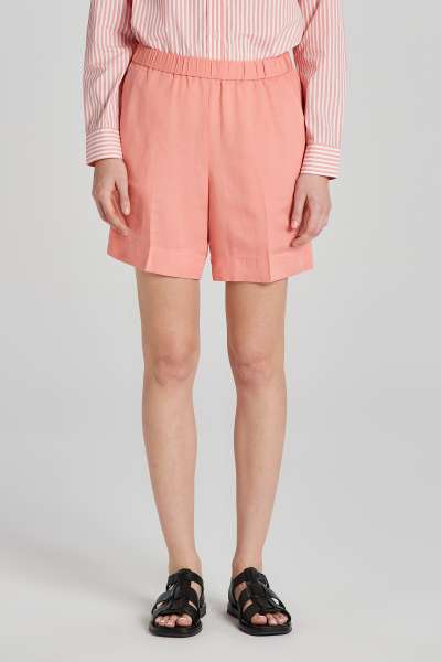 RÖVIDNADRÁG GANT REL LINEN BLEND PULL ON SHORTS PEACHY PINK