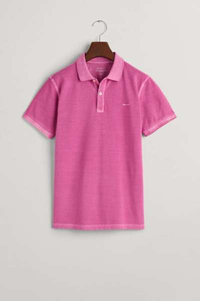 PÓLÓ GANT SUNFADED PIQUE SS RUGGER BOLD VIOLET