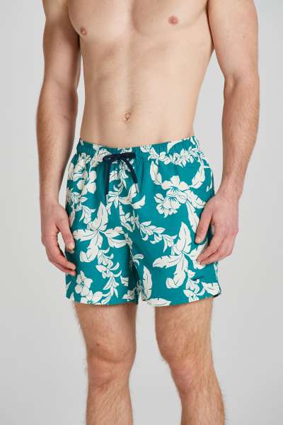 FÜRDŐRUHA GANT PALM LEI PRINT WIM HORT OCEAN TURQUOIE
