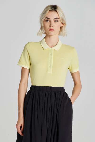 PÓLÓ GANT UNFADED  PIQUE POLO PATEL LIME