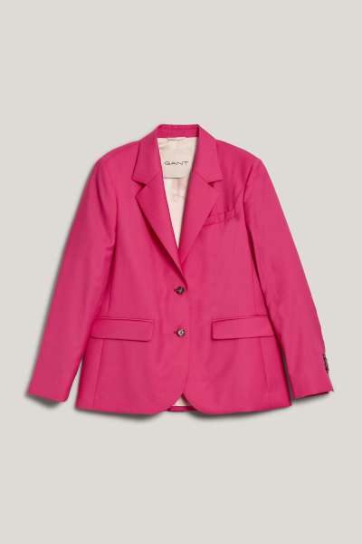 ZAKÓ GANT REG HOPSACK BLAZER PERKY PINK