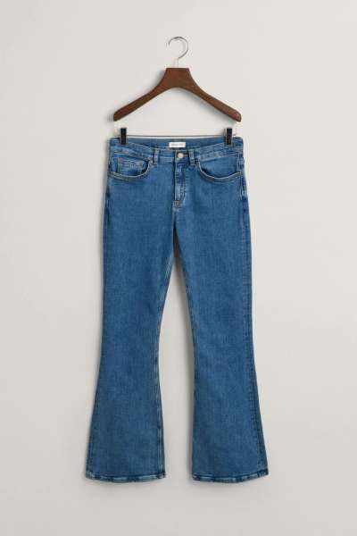 FARMER GANT BOOTCUT JEANS MID BLUE