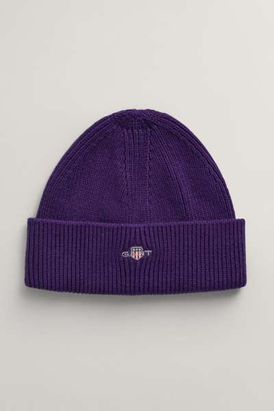 SAPKA 7-16 ÉVES GANT SHIELD COTTON BEANIE PANSY PURPLE