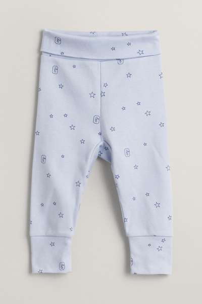 TRÉNINGNADRÁG GANT STAR AND G PRINTED LEGGINGS FRESH BLUE