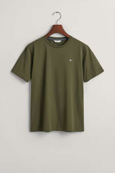 PÓLÓ GANT SHIELD SS T-SHIRT JUNIPER GREEN