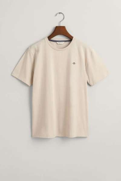 PÓLÓ GANT SHIELD SS T-SHIRT SOFT OAT