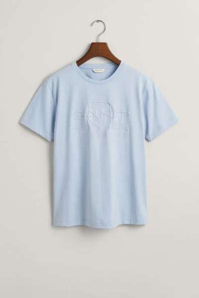 PÓLÓ GANT TONAL AS SS T-SHIRT FRESH BLUE
