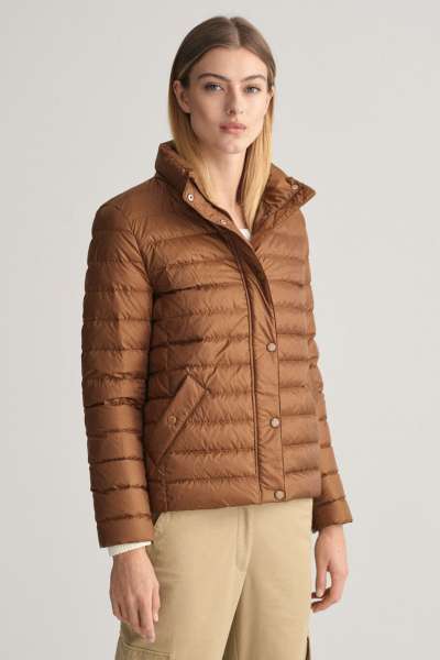 DZSEKI GANT LIGHT DOWN JACKET CACAO