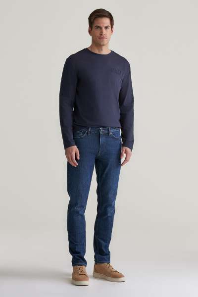 FARMER GANT REGULAR JEANS DARK BLUE WORN IN