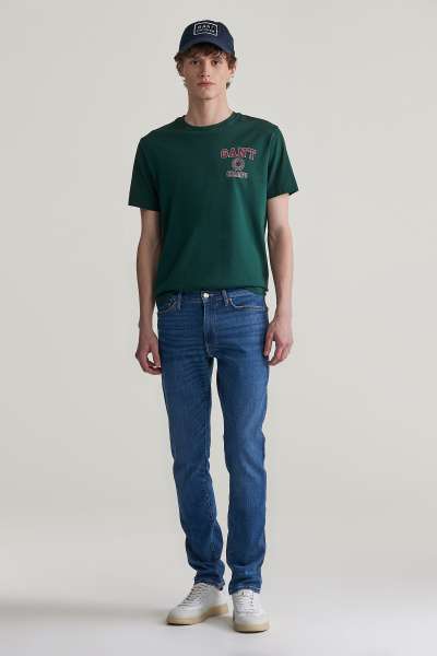 FARMER GANT EXTRA SLIM ACTIVE RECOVER JEANS MID BLUE