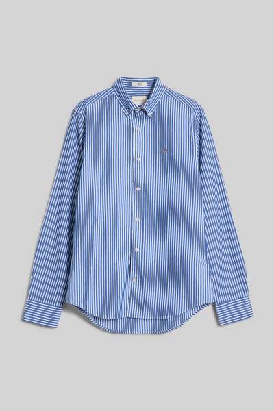 ING GANT SLI POPLIN STRIPE SHIRT COLLEGE BLUE