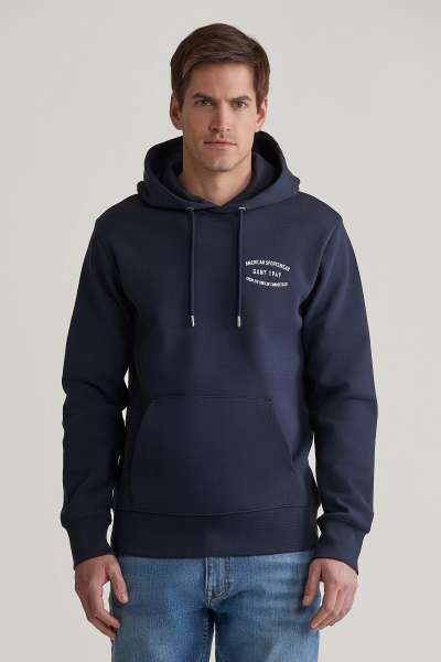 ELEGÍTŐ FELSŐ GANT SALL GRAPHIC SWEAT HOODIE EVENING BLUE