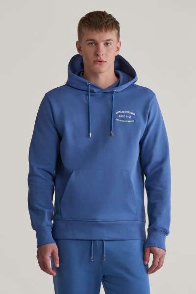 ELEGÍTŐ FELSŐ GANT SALL GRAPHIC SWEAT HOODIE VINTAGE BLUE