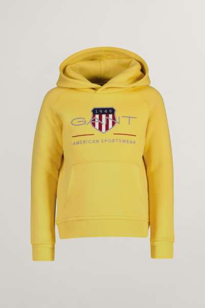 MELEGÍTŐ FELSŐ GANT ARCHIVE SHIELD RAGLAN HOODIE FADED SUNSET