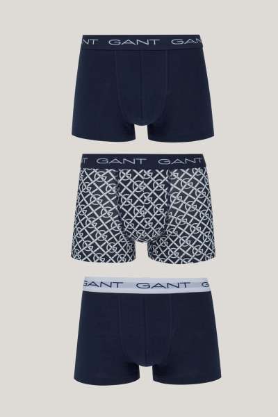 ALÓNEMŰ GANT G PATTERN TRUNK 3-PACK EVENING BLUE