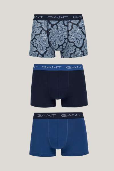 ALSÓNEŰ GANT PAISLEY TRUNK 3-PACK EVENING BLUE