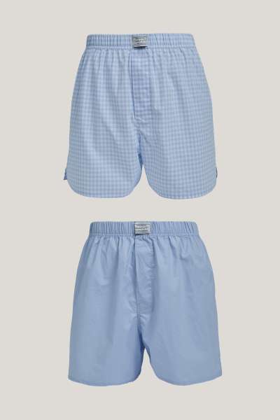 ALÓNEMŰ GANT BOXER HORT 2-PACK LIGHT BLUE