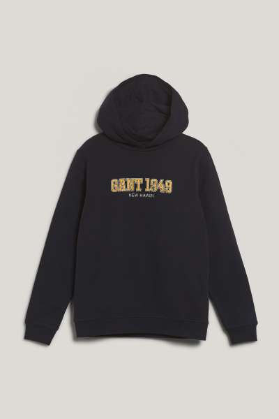 MELEGÍTŐ FELSŐ GANT 1949 HOODIE EVENING BLUE