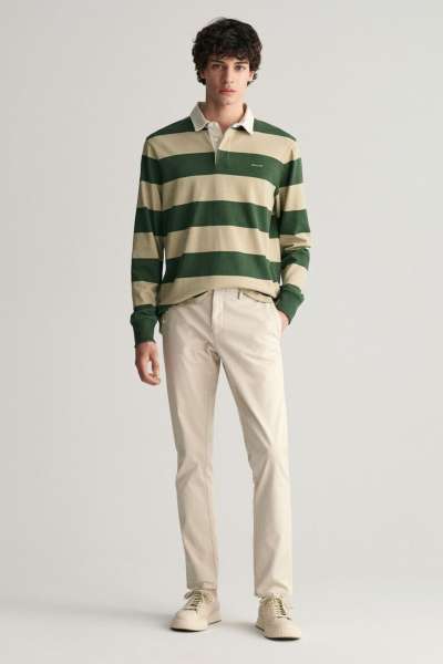 NADRÁG GANT SLIM CHINOS PUTTY
