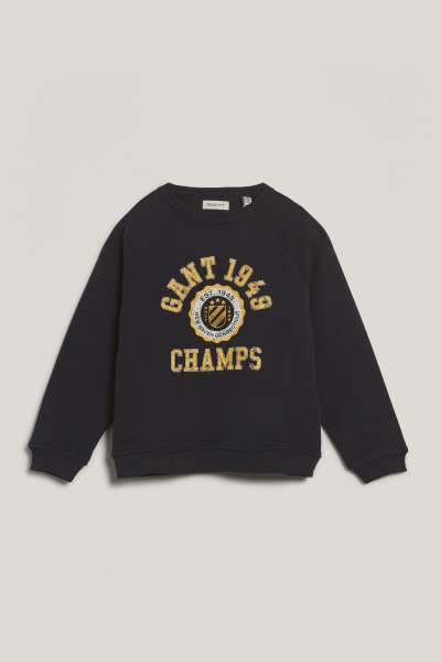 MELEGÍTŐ FELSŐ GANT 1949 RAGLAN C-NECK EVENING BLUE