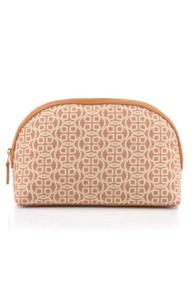 KOZMETIKAI TÁSKA GANT G PATTERN WASH BAG CARAMEL BEIGE