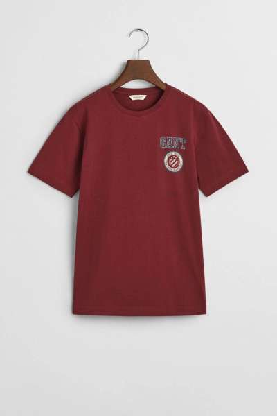 PÓLÓ GANT 1949 T-SHIRT WINE RED