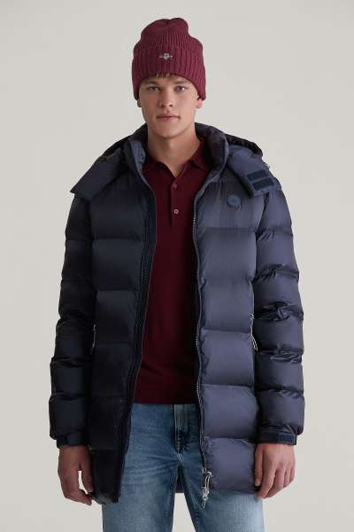 DZSEKI GANT ACTIVE CLOUD ID LENGTH JACKET EVENING BLUE