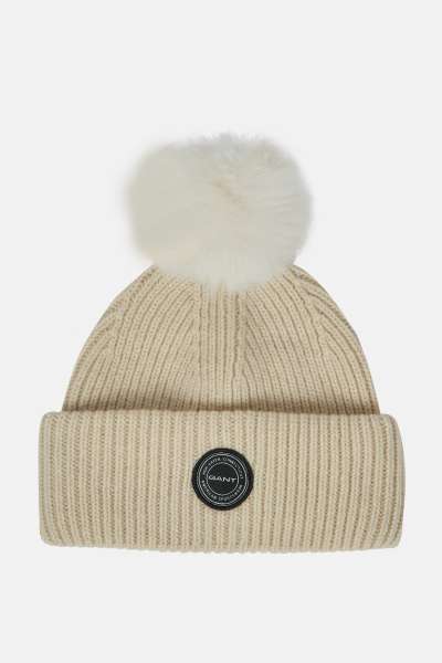 SAPKA 7-16 ÉVES GANT POM BEANIE CREAM
