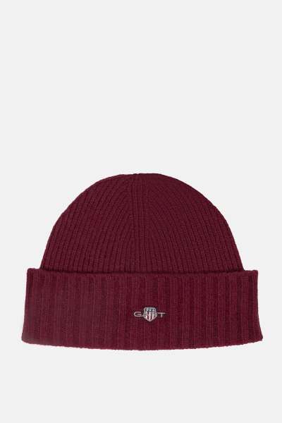 SAPKA 7-16 ÉVES GANT SHIELD WOOL BEANIE WINE RED