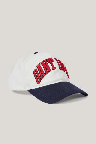 SAPKA GANT 1949 VARSITY ARCH COTTON CAP EGGSHELL