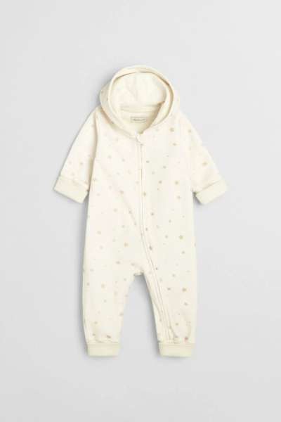 MELEGÍTŐ FELSŐ GANT PRINTED VELOUR ONE PIECE EGGSHELL