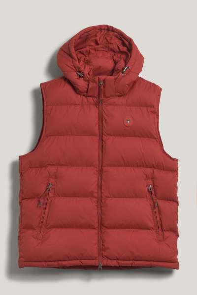 MELLÉNY GANT ACTIVE CLOUD VEST IRON RED